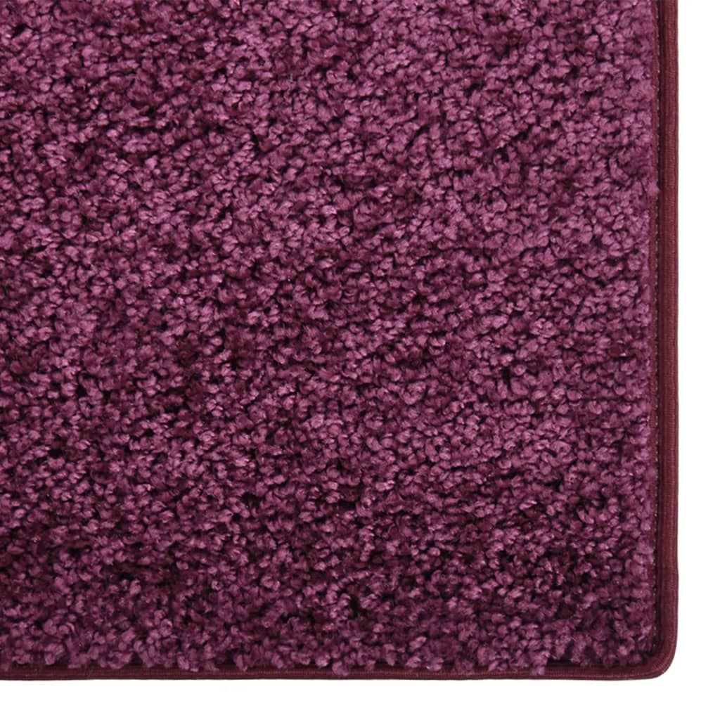Berkfield Soft Pile Rug Anti-slip 67x180 cm Purple