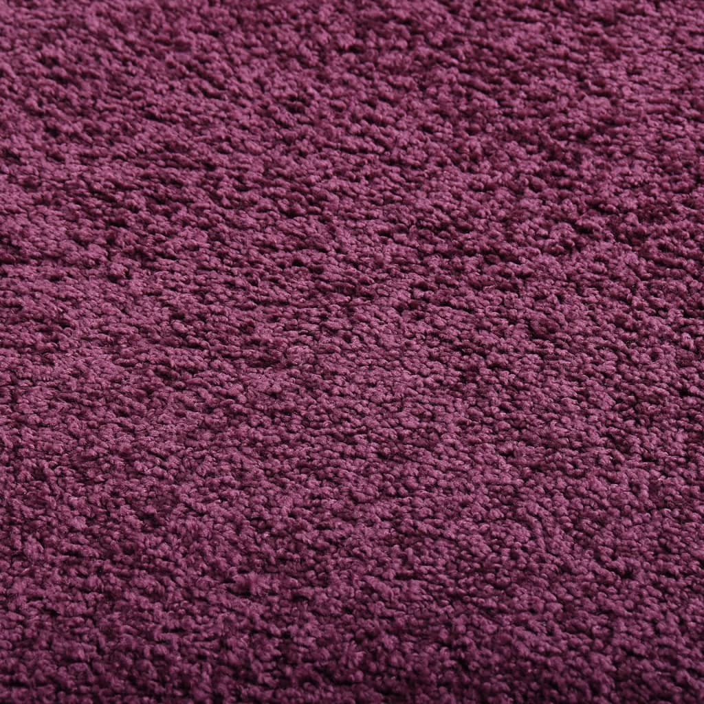 Berkfield Soft Pile Rug Anti-slip 67x180 cm Purple
