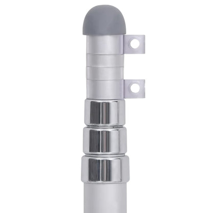 Berkfield Spain Flag and Pole Aluminium 4 m