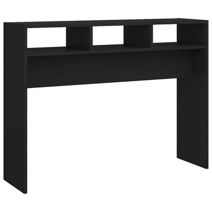 Berkfield Console Table Black 105x30x80 cm Engineered Wood
