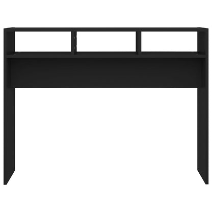 Berkfield Console Table Black 105x30x80 cm Engineered Wood