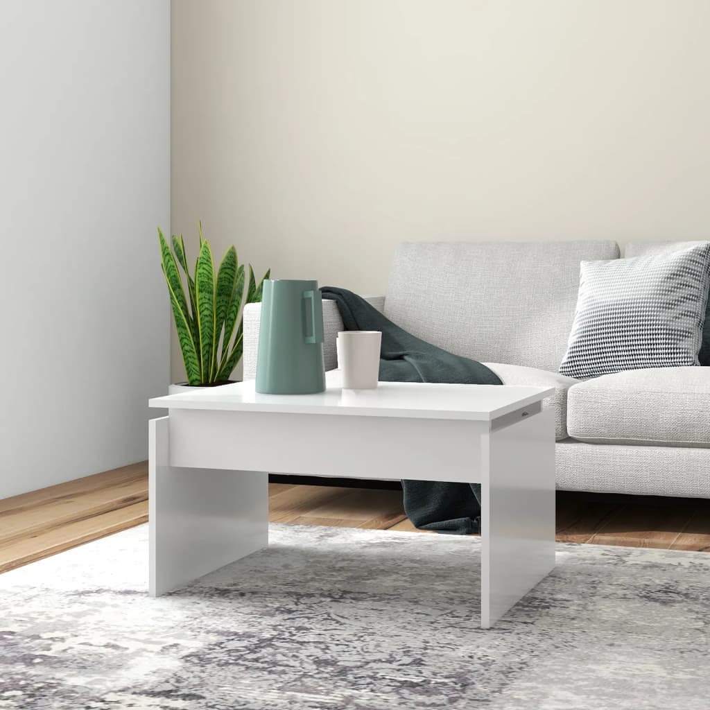 Berkfield Coffee Table White 68x50x38 cm Engineered Wood