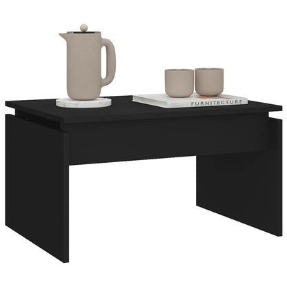 Berkfield Coffee Table Black 68x50x38 cm Engineered Wood