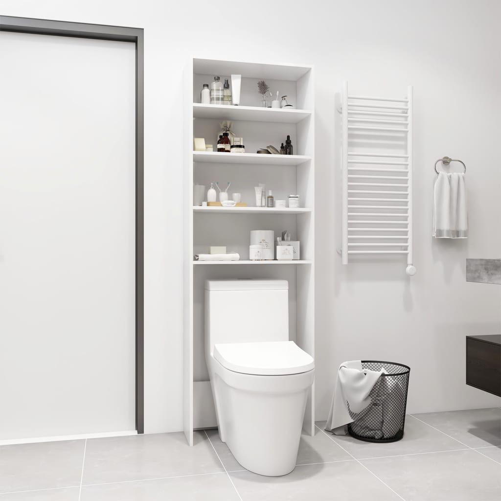 Berkfield Washing Machine Cabinet White 64x24x190 cm