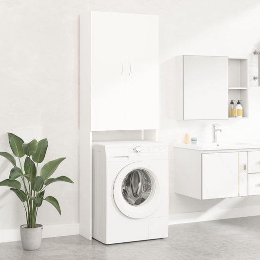 Berkfield Washing Machine Cabinet White 64x25.5x190 cm