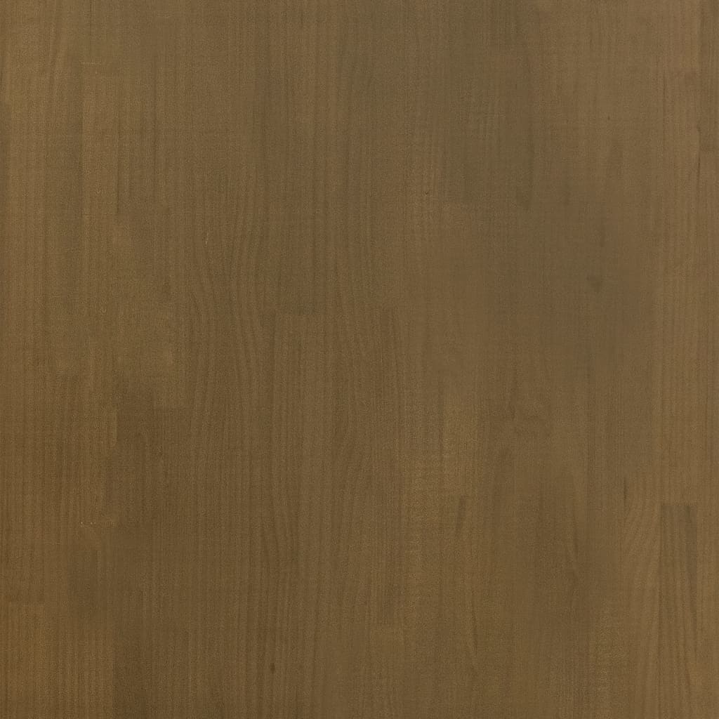 Berkfield Bedside Cabinet Honey Brown 60x36x64 cm Solid Pinewood