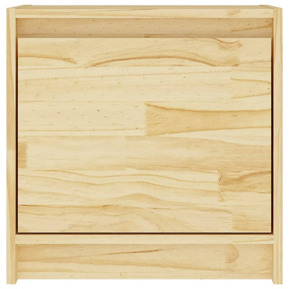 Berkfield Bedside Cabinet 40x30.5x40 cm Solid Pinewood