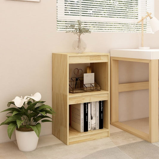 Berkfield Book Cabinet 40x30x71.5 cm Solid Pinewood