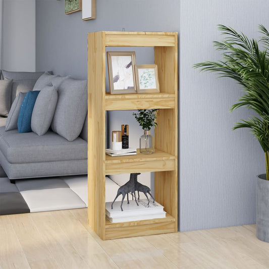 Berkfield Book Cabinet/Room Divider 40x30x103.5 cm Solid Pinewood