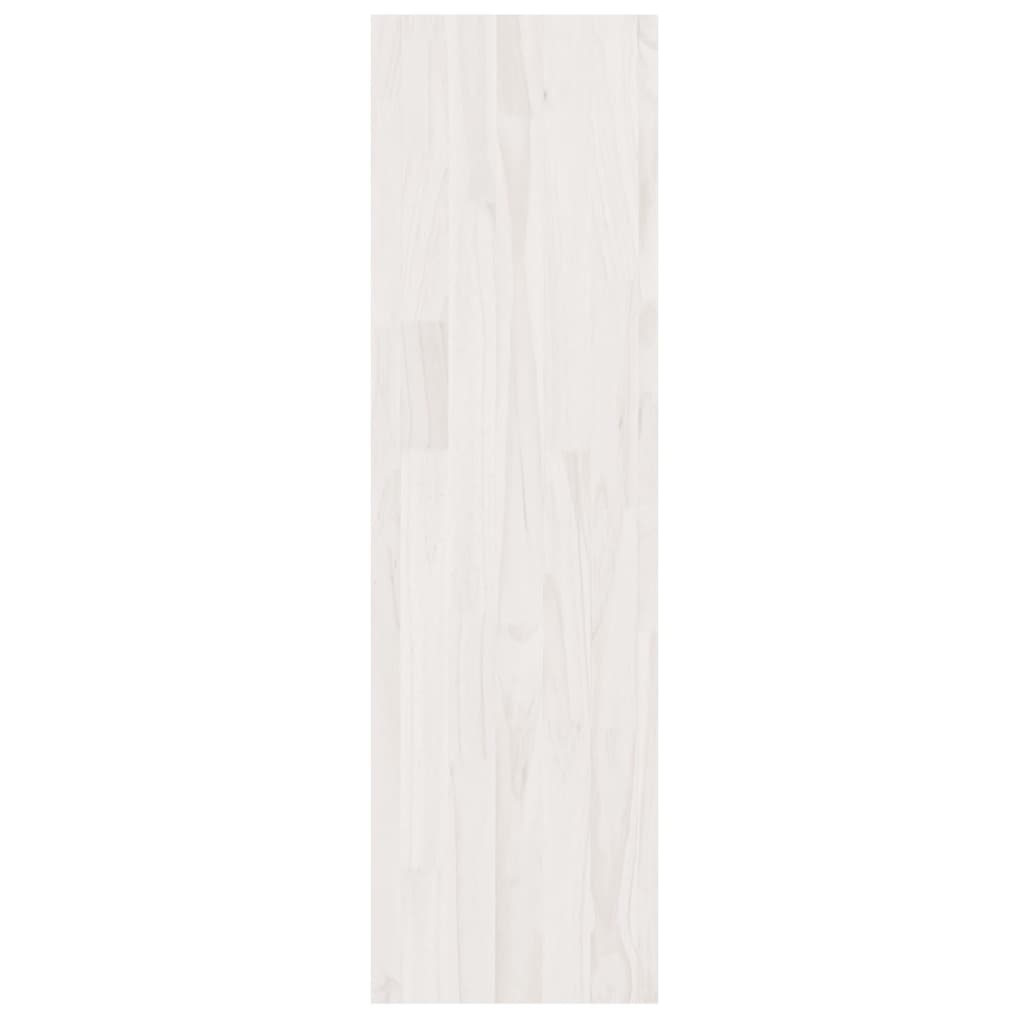 Berkfield Book Cabinet/Room Divider White 40x30x103.5 cm Solid Pinewood