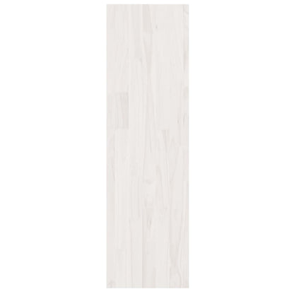 Berkfield Book Cabinet/Room Divider White 40x30x103.5 cm Solid Pinewood