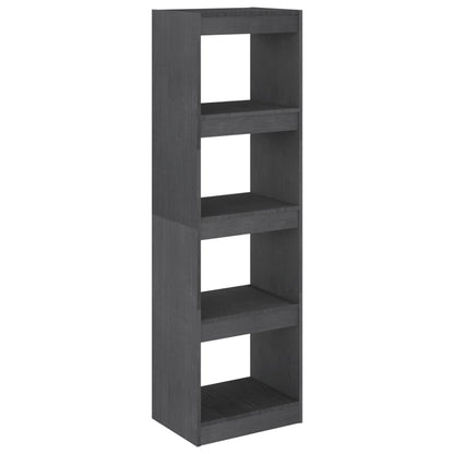 Berkfield Book Cabinet Room Divider Grey 40x30x135.5 cm Pinewood