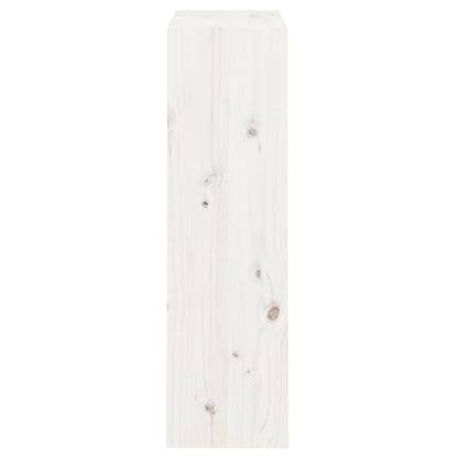 Berkfield Book Cabinet/Room Divider White 60x30x103.5 cm Solid Wood Pine