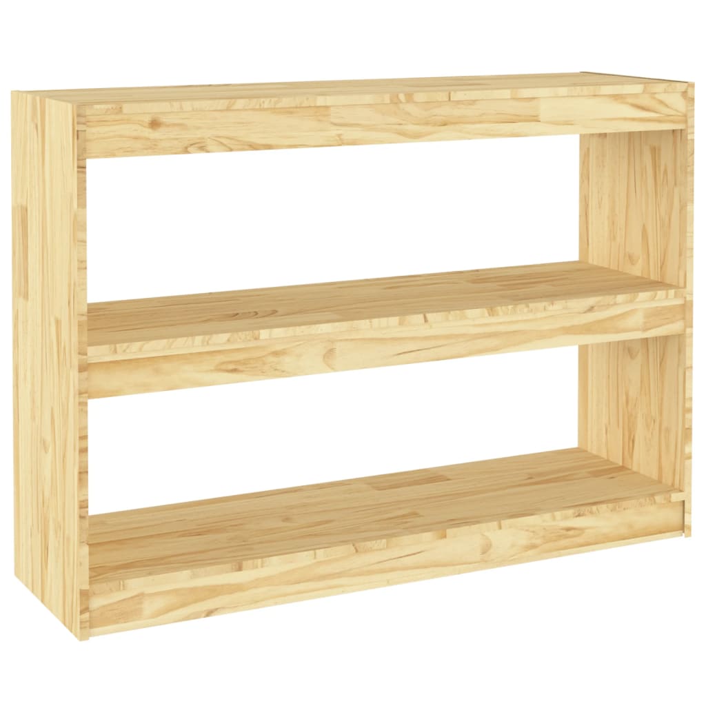 Berkfield Book Cabinet Room Divider 100x30x71.5 cm Pinewood