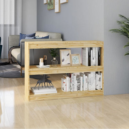 Berkfield Book Cabinet Room Divider 100x30x71.5 cm Pinewood
