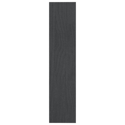 Berkfield Book Cabinet/Room Divider Grey 100x30x135.5 cm Solid Pinewood