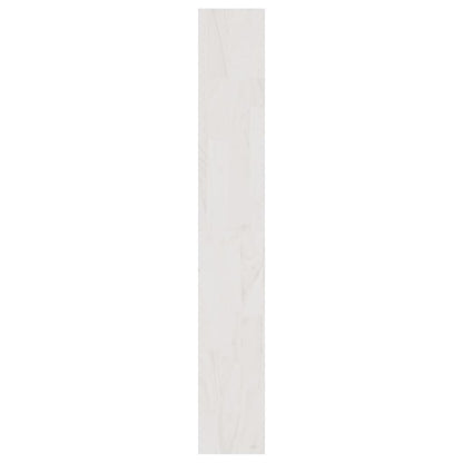 Berkfield Book Cabinet/Room Divider White 100x30x200 cm Solid Pinewood