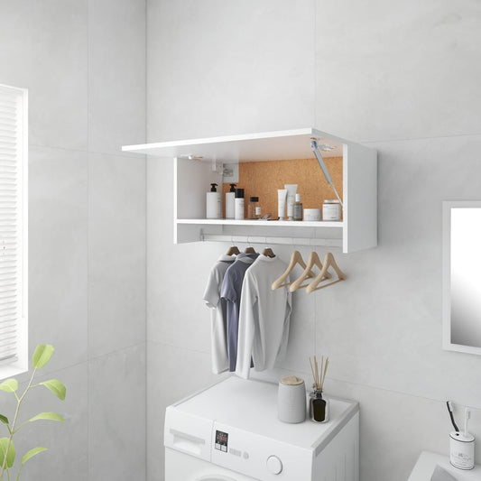 Berkfield Wardrobe White 70x32.5x35 cm Engineered Wood