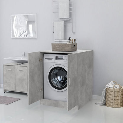 Berkfield Washing Machine Cabinet Concrete Grey 71x71.5x91.5 cm