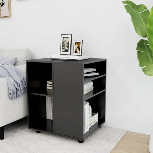 Berkfield Rolling Cabinet Grey 60x53x72 cm Engineered Wood