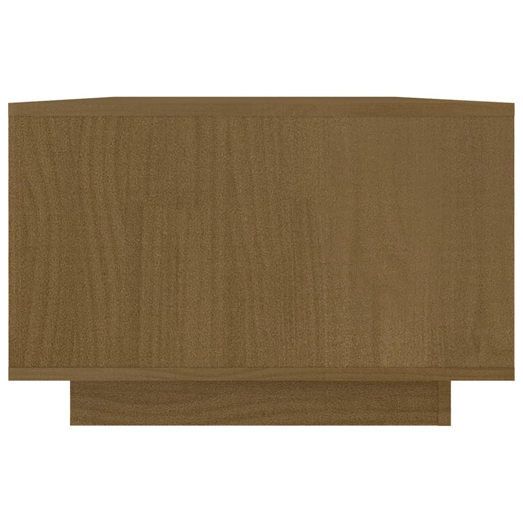 Berkfield Coffee Table Honey Brown 110x50x33.5 cm Solid Pinewood
