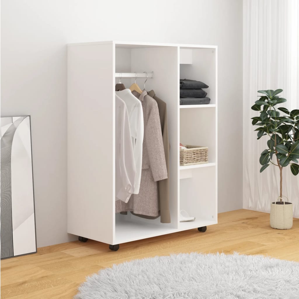Berkfield Wardrobe White 80x40x110 cm Engineered Wood