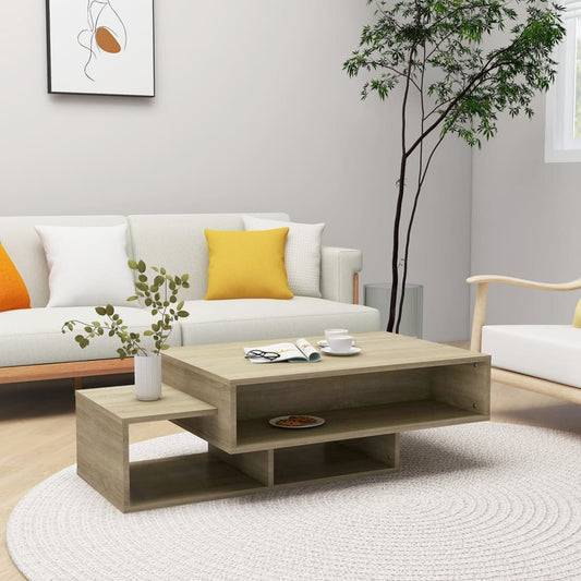 Berkfield Coffee Table Sonoma Oak 105x55x32 cm Engineered Wood