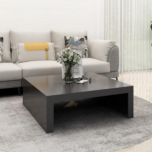 Berkfield Coffee Table Grey 100x100x35 cm Engineered Wood