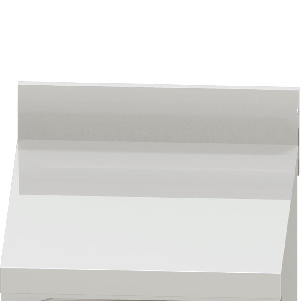 Berkfield Commercial Kitchen Cabinet with 2 Drawers Stainless Steel