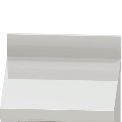 Berkfield Commercial Kitchen Cabinet with 2 Drawers Stainless Steel