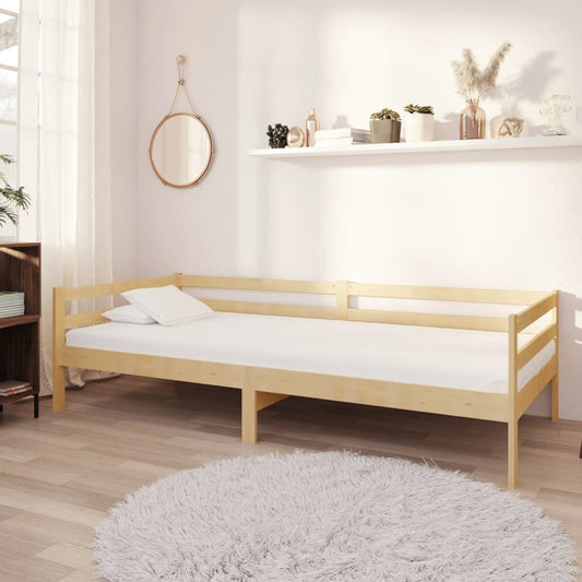 Berkfield Day Bed Solid Pinewood 90x200 cm