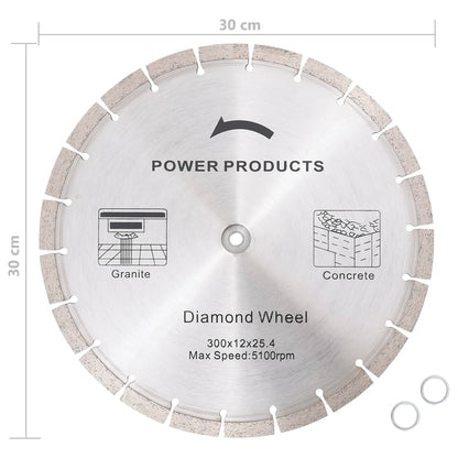 Berkfield Concrete Saw Blade 300 mm