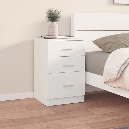 Berkfield Bed Cabinet White 40x40x63 cm Engineered Wood