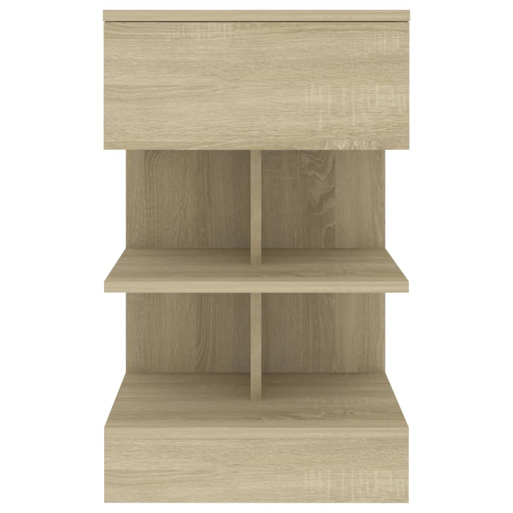 Berkfield Bedside Cabinets 2 pcs Sonoma Oak 40x35x65 cm