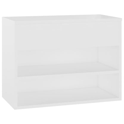 Berkfield Shoe Bench White 60x30x45 cm Engineered Wood