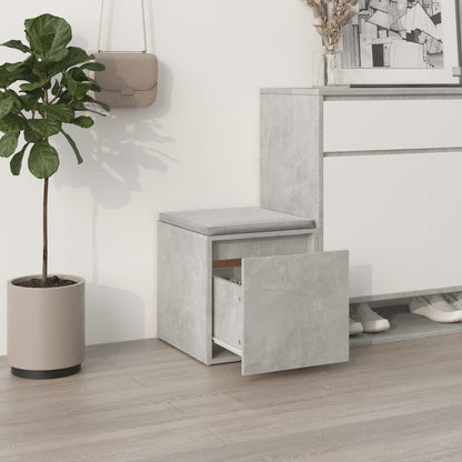 Berkfield Box Drawer Concrete Grey 40.5x40x40 cm Engineered Wood