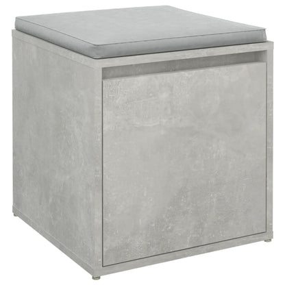 Berkfield Box Drawer Concrete Grey 40.5x40x40 cm Engineered Wood