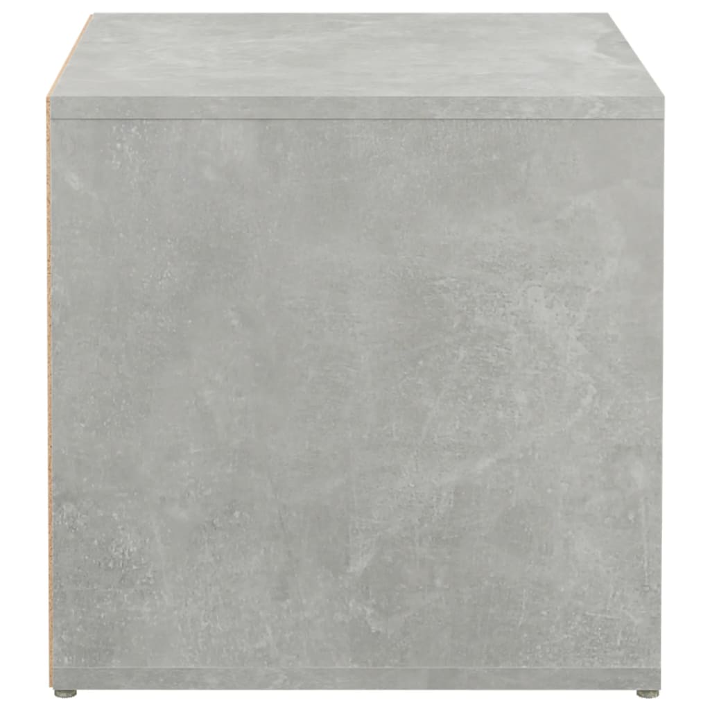 Berkfield Box Drawer Concrete Grey 40.5x40x40 cm Engineered Wood