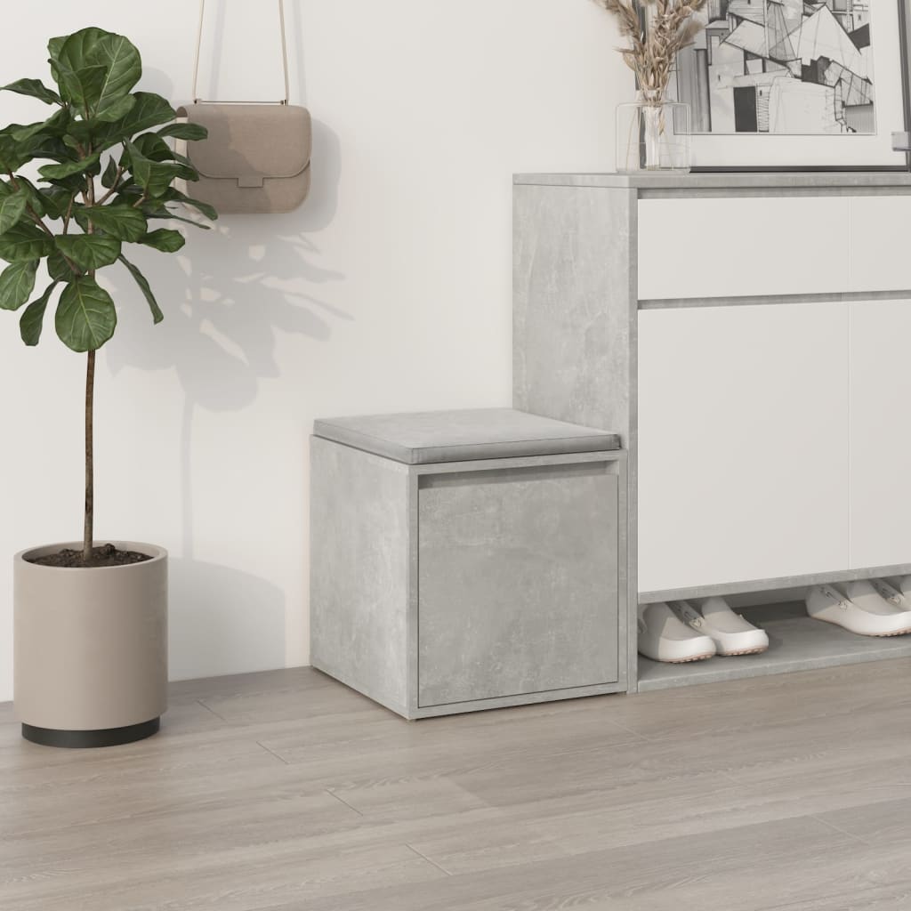 Berkfield Box Drawer Concrete Grey 40.5x40x40 cm Engineered Wood