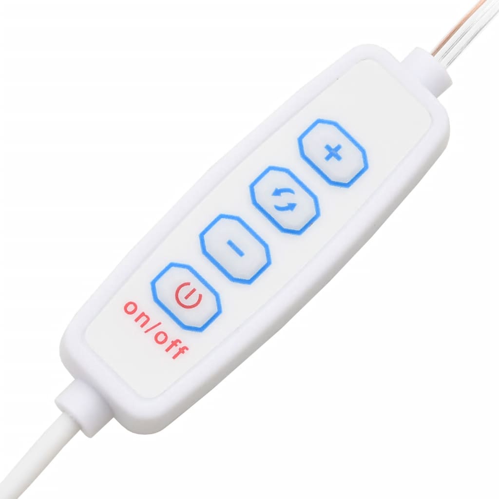 Berkfield Dressing Table with LED White 60x40x140 cm