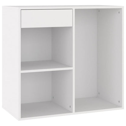 Berkfield Cosmetic Cabinet White 80x40x75 cm Engineered Wood