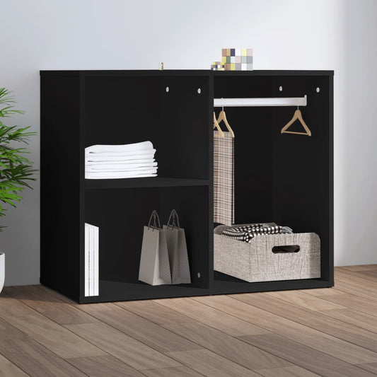 Berkfield Dressing Cabinet Black 80x40x65 cm Engineered Wood