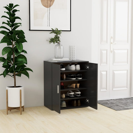 Berkfield Shoe Cabinet Grey 60x35x70 cm Engineered Wood