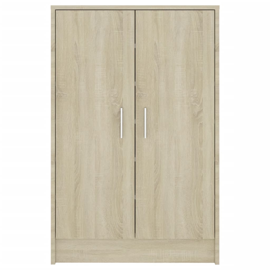 Berkfield Shoe Cabinet Sonoma Oak 60x35x92 cm Engineered Wood