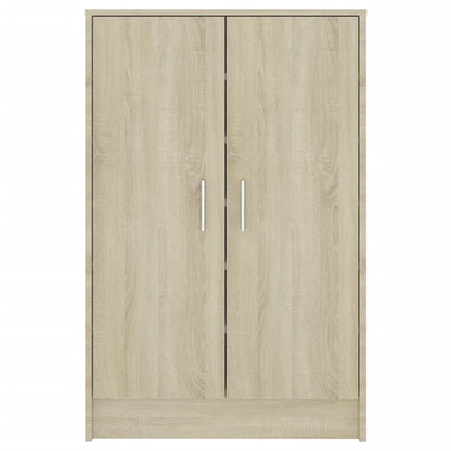Berkfield Shoe Cabinet Sonoma Oak 60x35x92 cm Engineered Wood