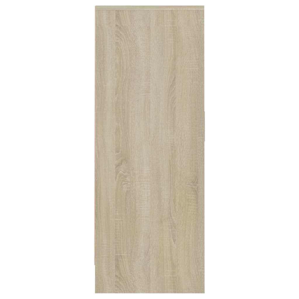 Berkfield Shoe Cabinet Sonoma Oak 60x35x92 cm Engineered Wood
