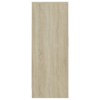 Berkfield Shoe Cabinet Sonoma Oak 60x35x92 cm Engineered Wood