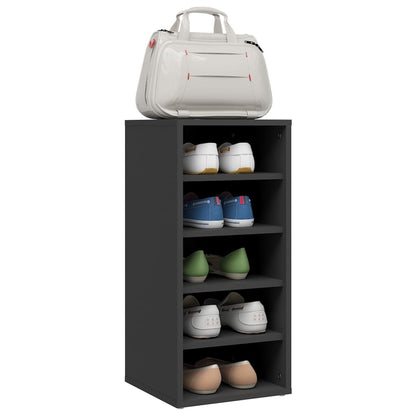 Berkfield Shoe Cabinet Grey 31.5x35x70 cm Engineered Wood
