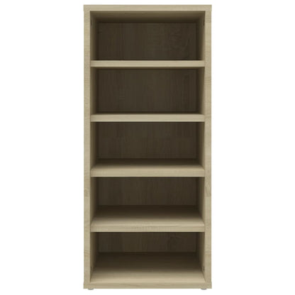 Berkfield Shoe Cabinet Sonoma Oak 31.5x35x70 cm Engineered Wood