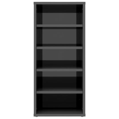 Berkfield Shoe Cabinets 2 pcs High Gloss Grey 31.5x35x70 cm Engineered Wood